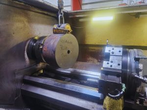 Bauteil vorher Rund - bearbeitet